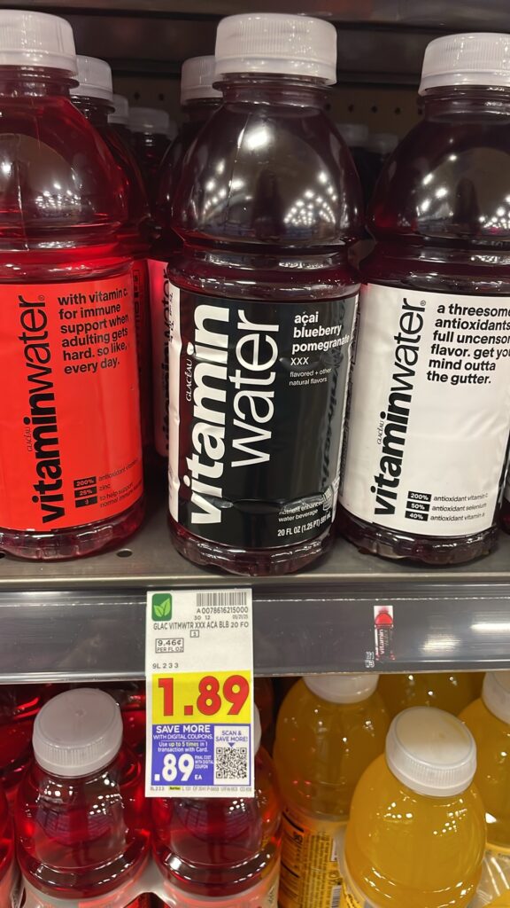 vitamin water kroger shelf image (8)