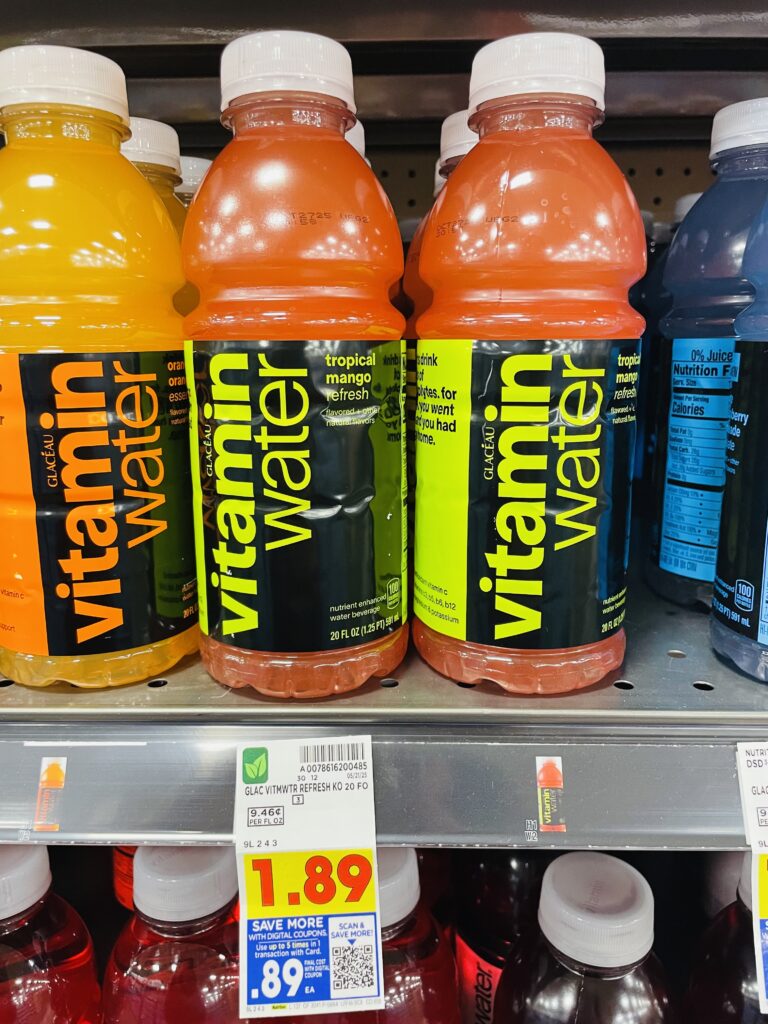 vitamin water kroger shelf image (8)