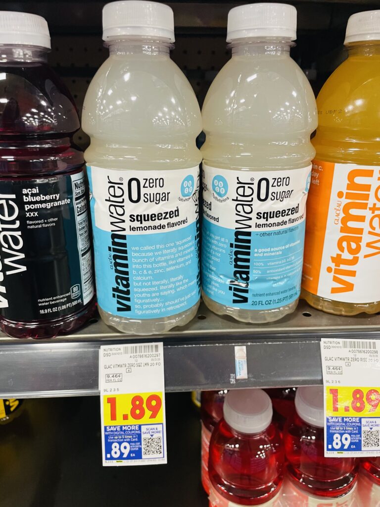 vitamin water kroger shelf image (8)