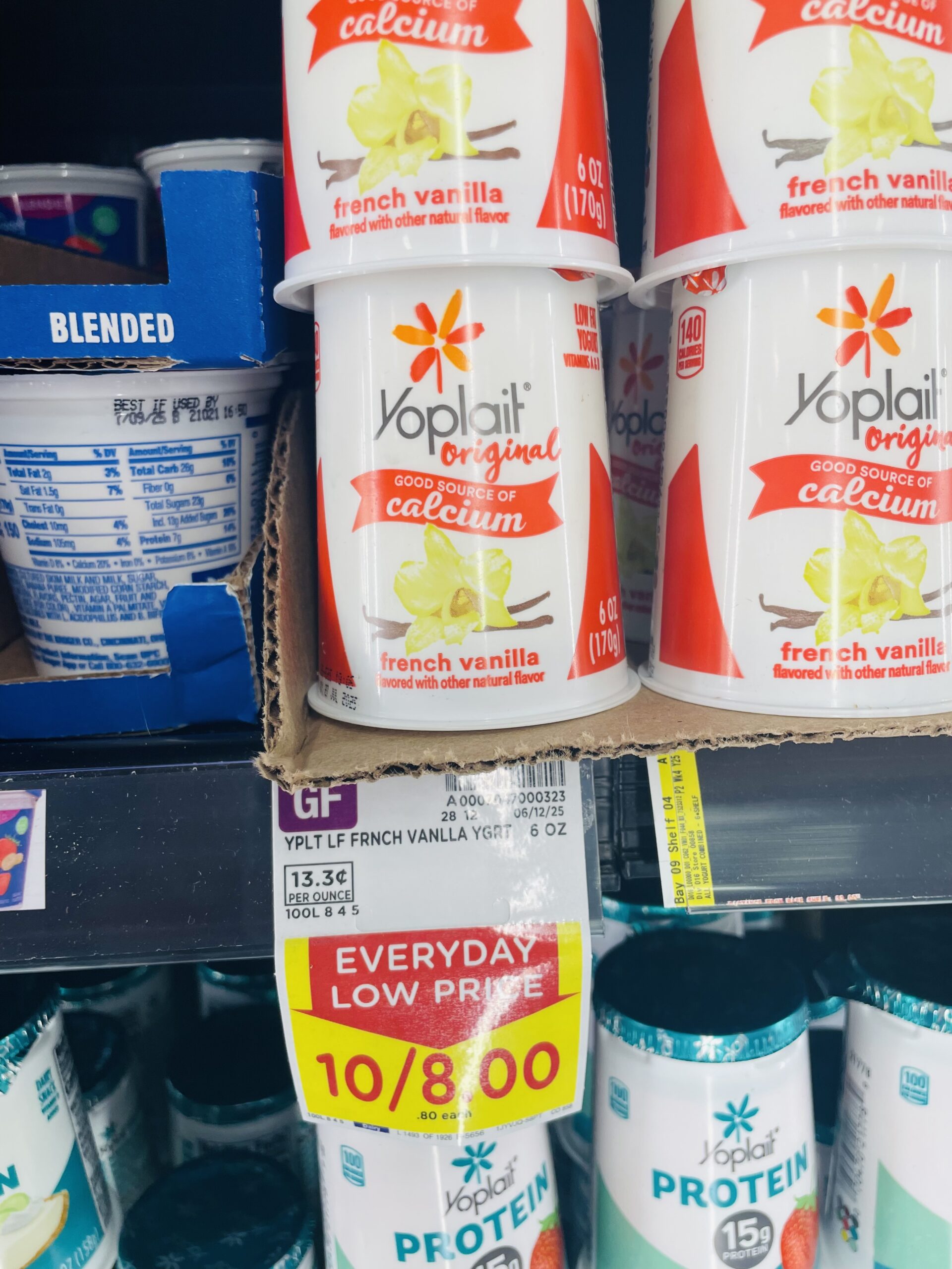 yoplait yogurt kroger shelf image (1)