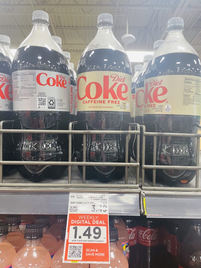 2 liter pop kroger shelf image