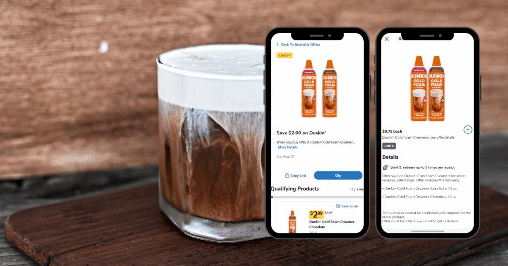 dunkin cold foam digital ib