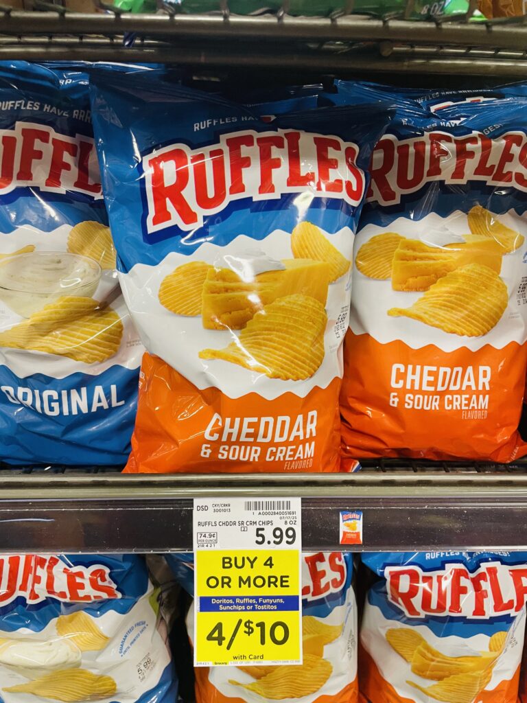 4 for 10 chips kroger shelf image (1)
