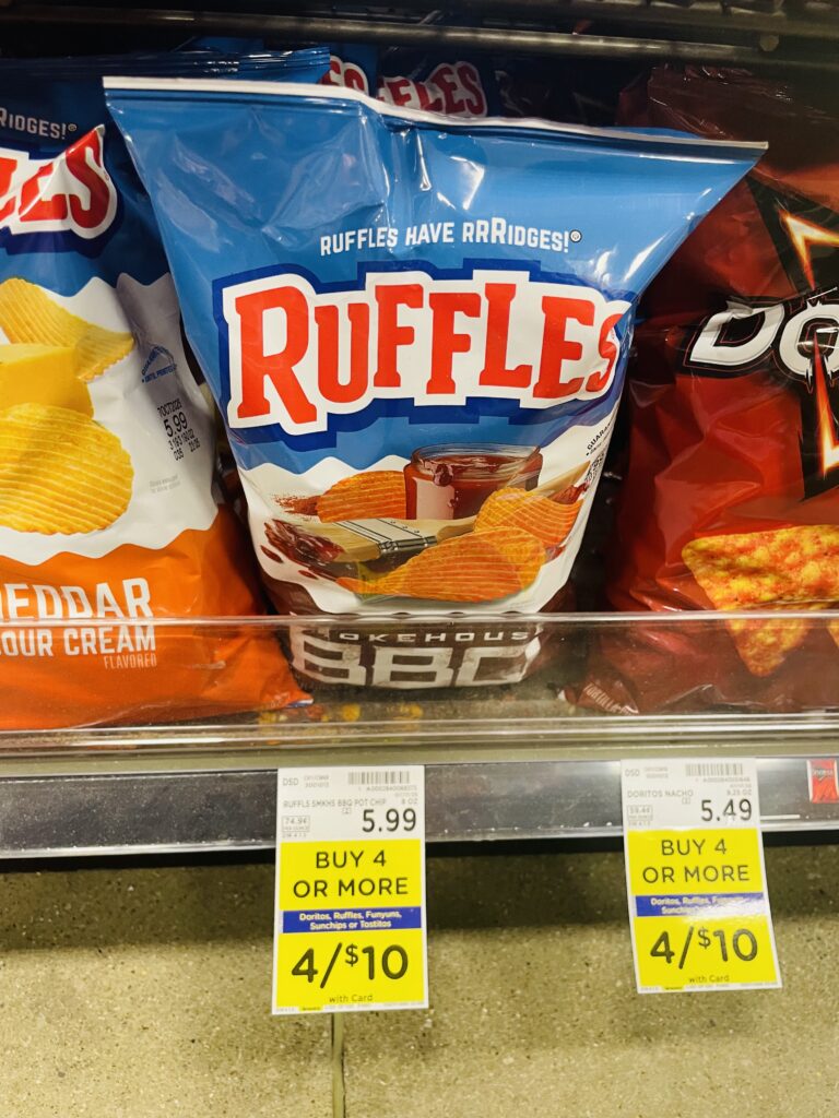 4 for 10 chips kroger shelf image (1)