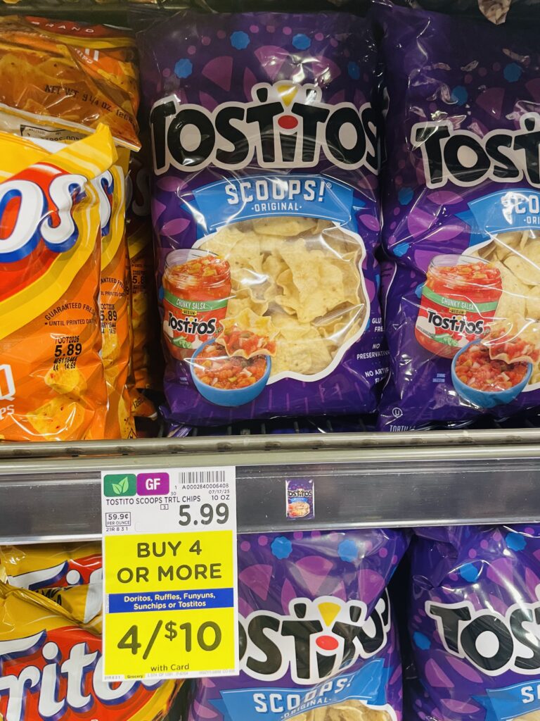 4 for 10 chips kroger shelf image (1)