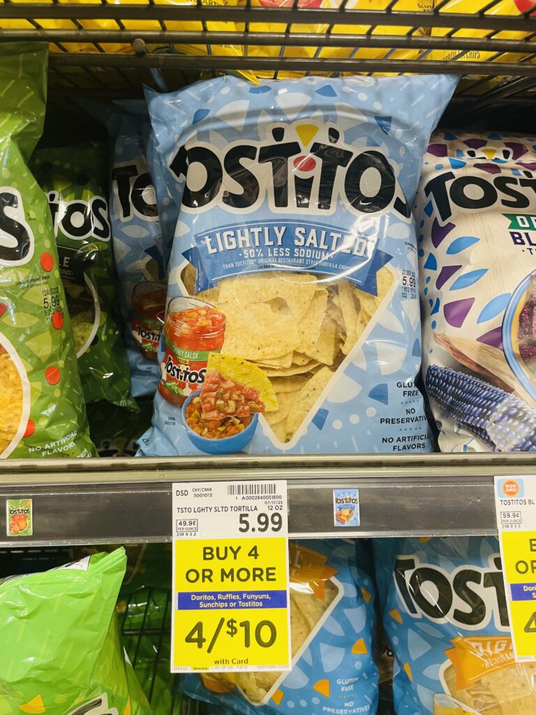 4 for 10 chips kroger shelf image (1)