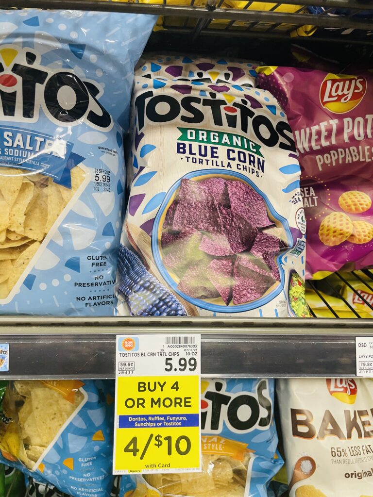 4 for 10 chips kroger shelf image (1)