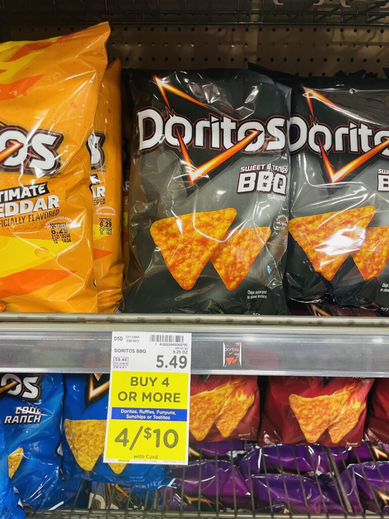 4 for 10 chips kroger shelf image (1)