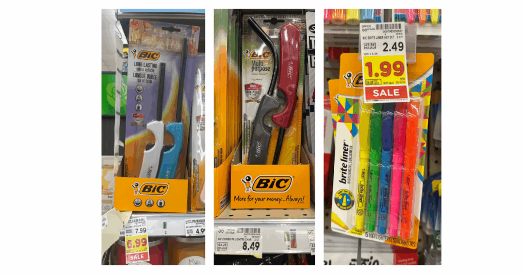 BIC Kroger Shelf Images