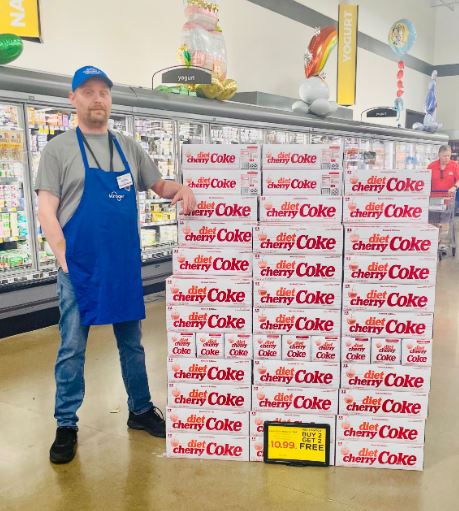 Diet Coke Cherry Kroger Shelf Image