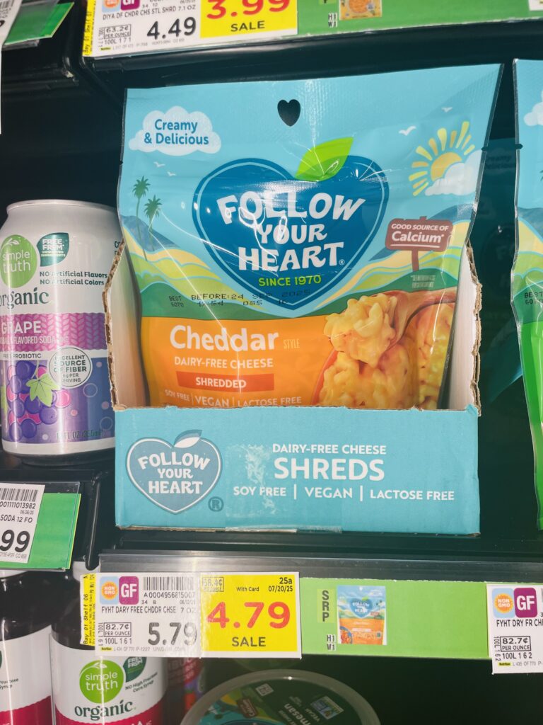 Follow your heart vegan kroger shelf image 