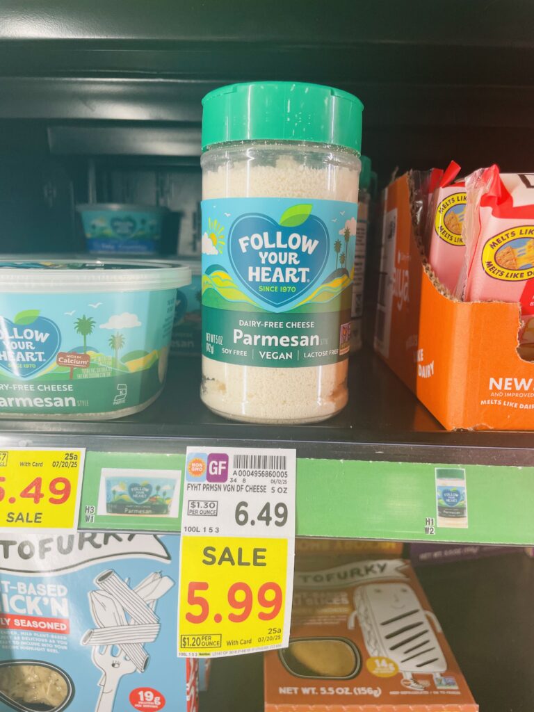 Follow your heart vegan kroger shelf image 