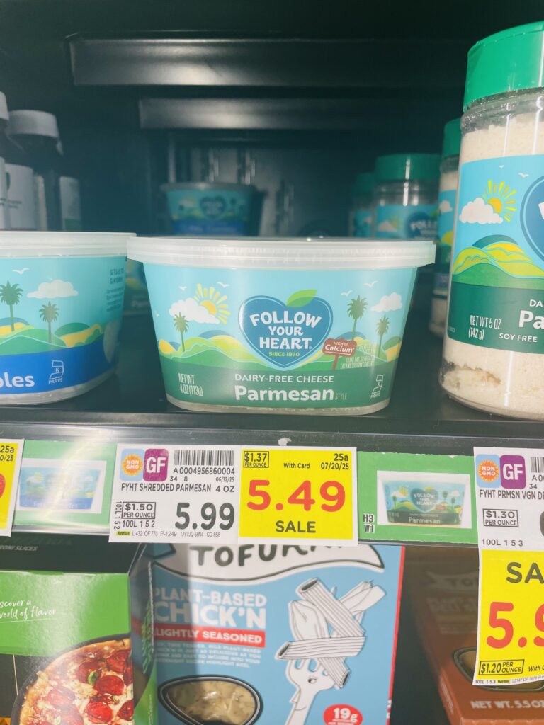Follow your heart vegan kroger shelf image 