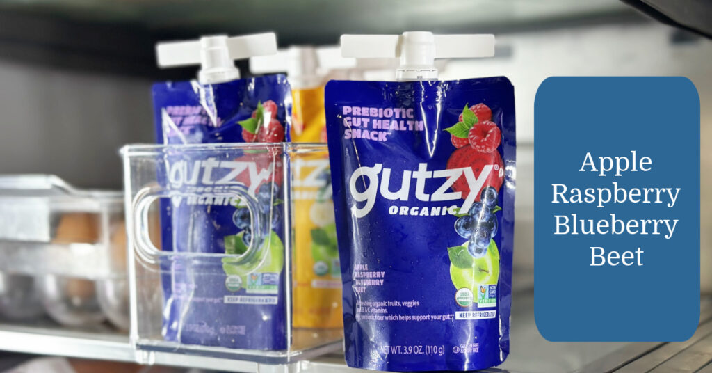 Gutzy Organic Pouches Apple Raspberry Blueberry and Beet Kroger