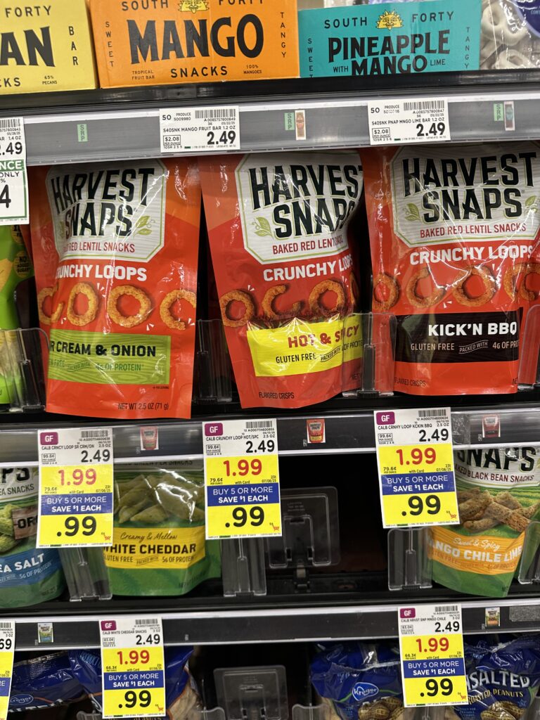 Harvest Snaps Kroger Shelf Image 