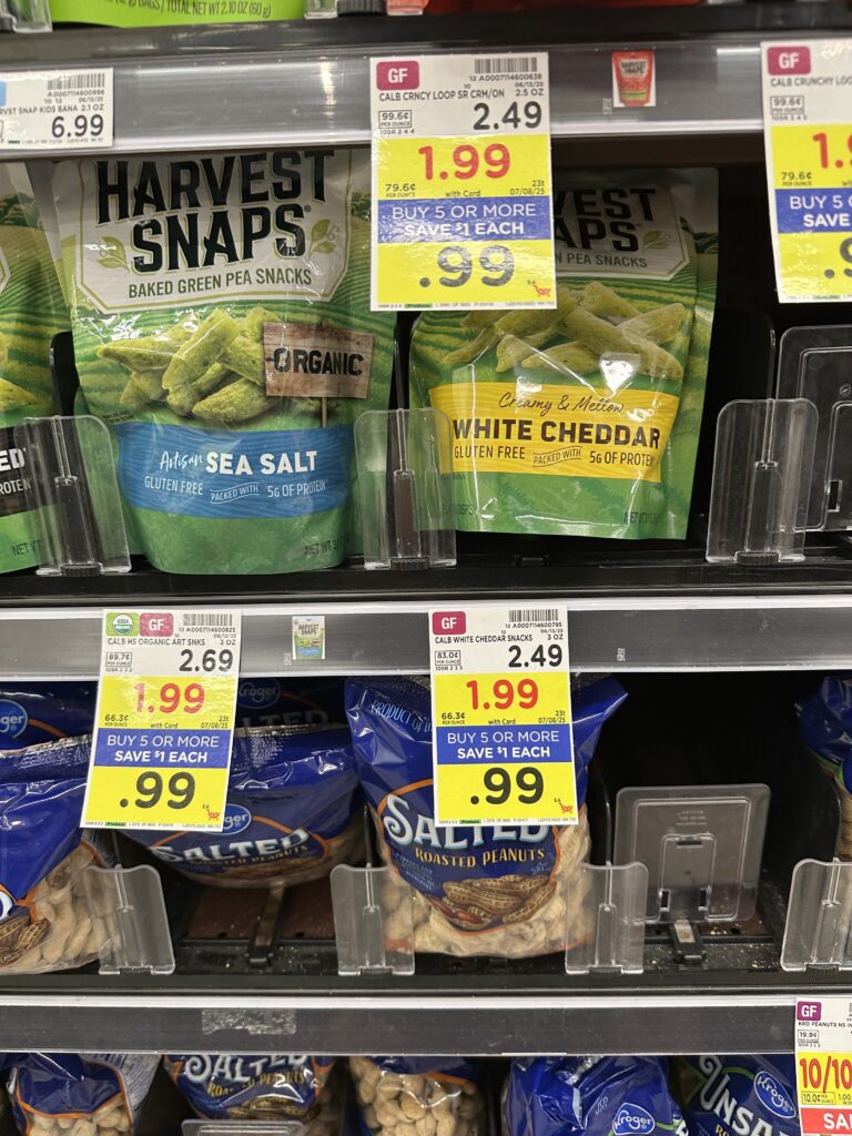 Harvest Snaps Kroger Shelf Image 