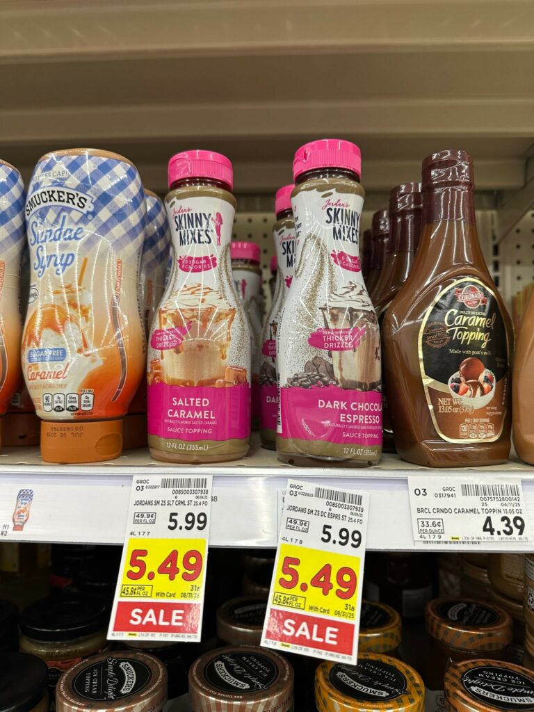 Jordan's Skinny Mixes kroger shelf image