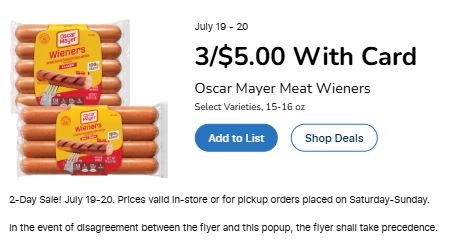 Kroger Two Day Sale