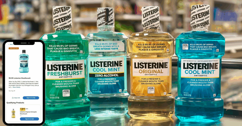 Listerine Kroger Digital Coupon