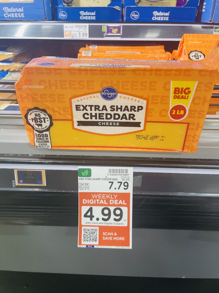kroger cheese shelf image