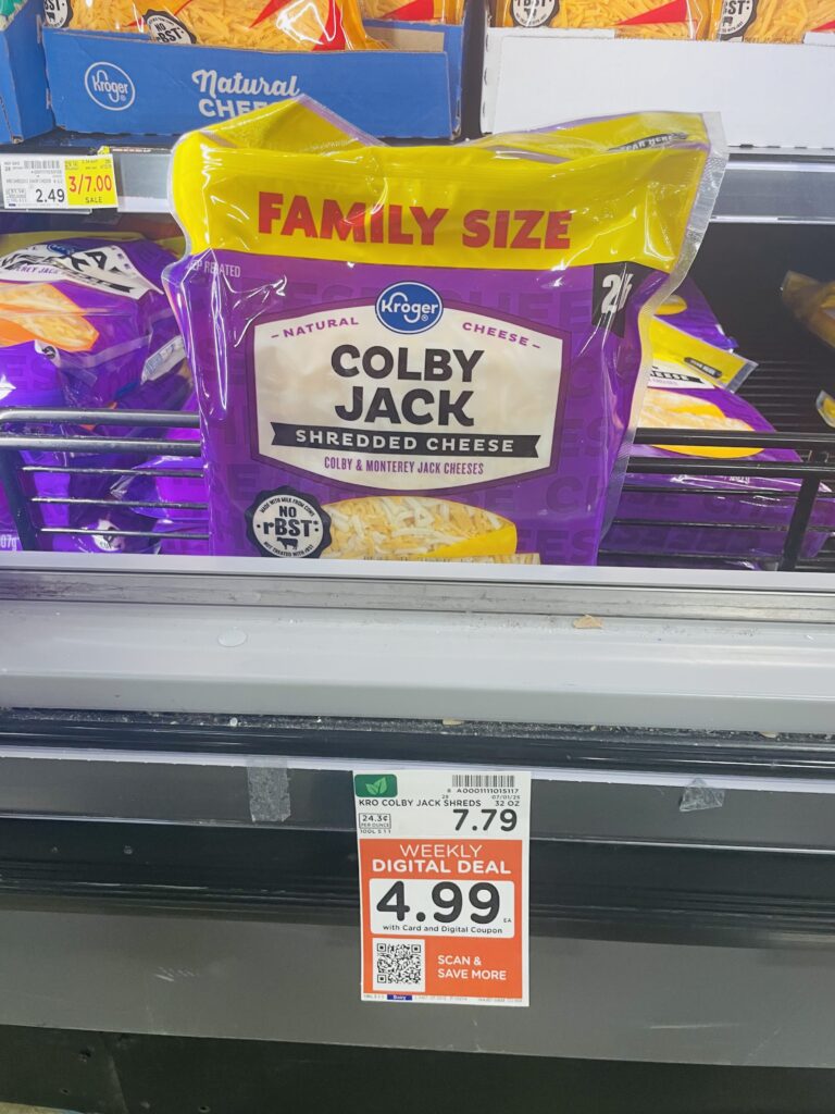 kroger cheese shelf image