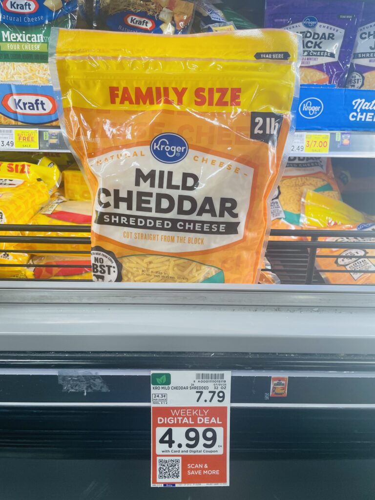 kroger cheese shelf image