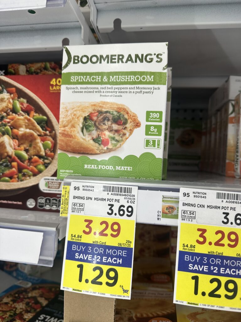 boomerang pot pie kroger shelf image