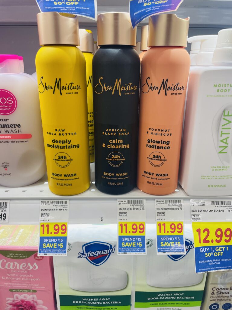 shea moisture body wash kroger shelf Image