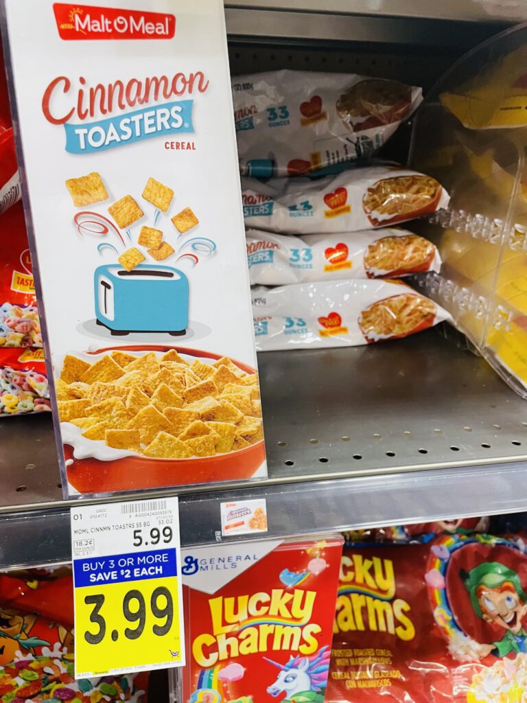 Malt-O-Meal Cereal Kroger Shelf Image