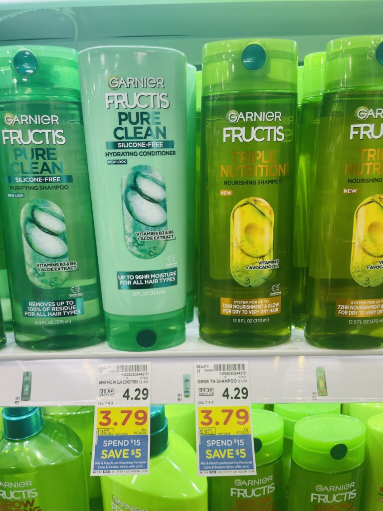 Garnier Fructis Kroger Shelf Image