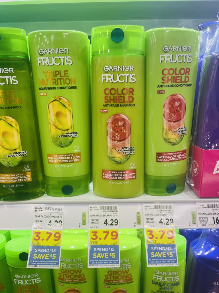 Garnier Fructis Kroger Shelf Image