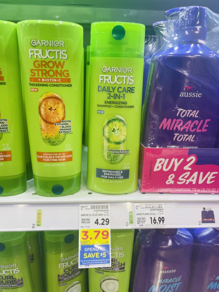 Garnier Fructis Kroger Shelf Image