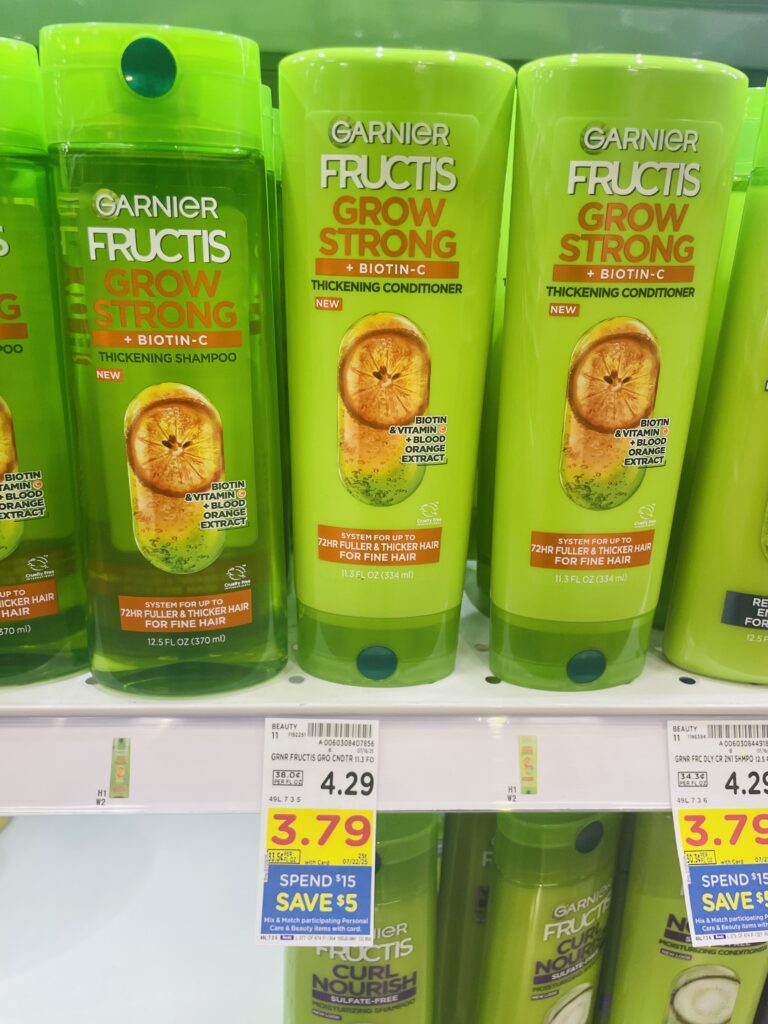 Garnier Fructis Kroger Shelf Image