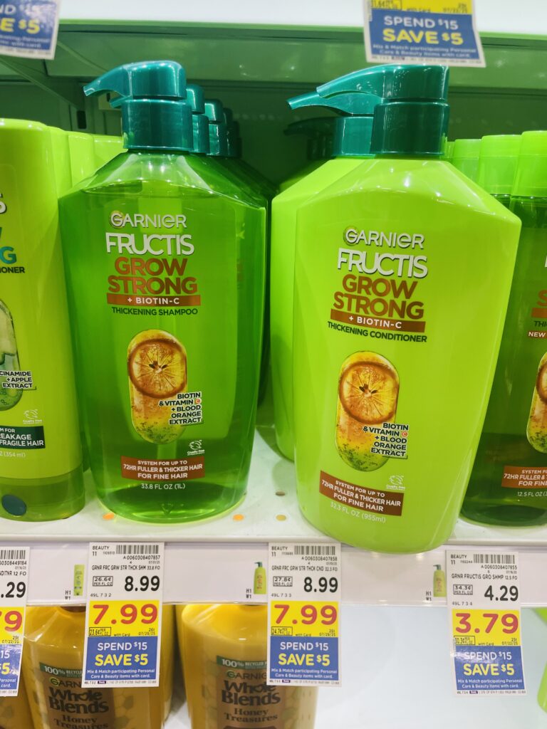 Garnier Fructis Kroger Shelf Image