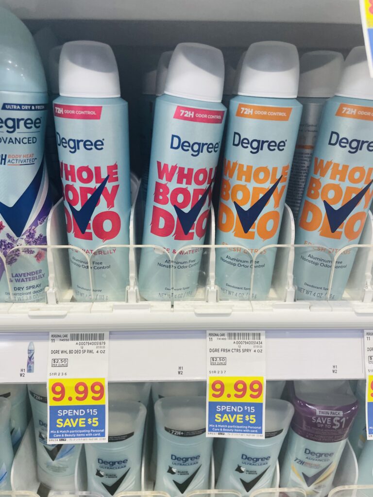 degree whole body kroger shelf image