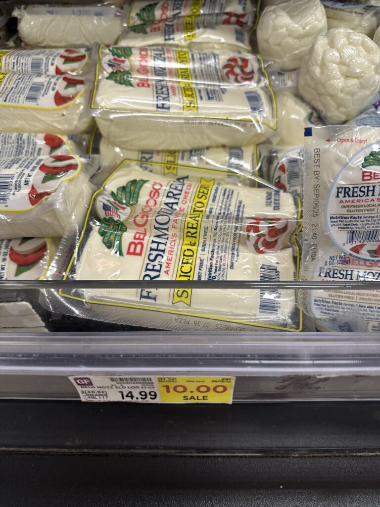 BelGioioso Cheese kroger shelf image