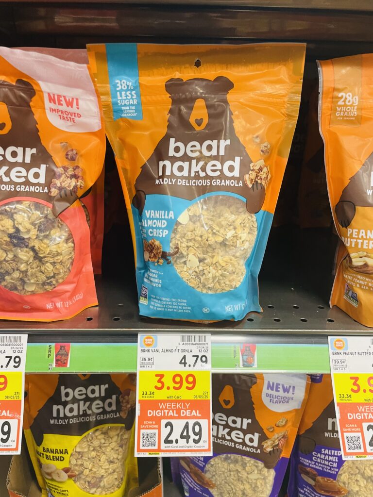 Bear Naked Granola Kroger Shelf Image