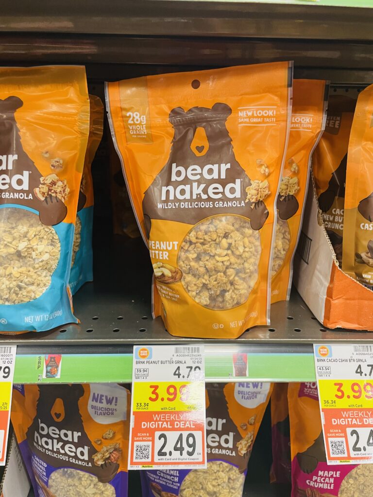 Bear Naked Granola Kroger Shelf Image