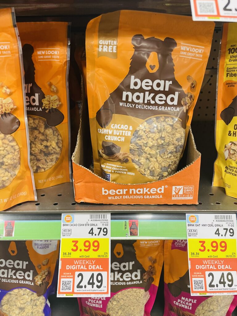 Bear Naked Granola Kroger Shelf Image