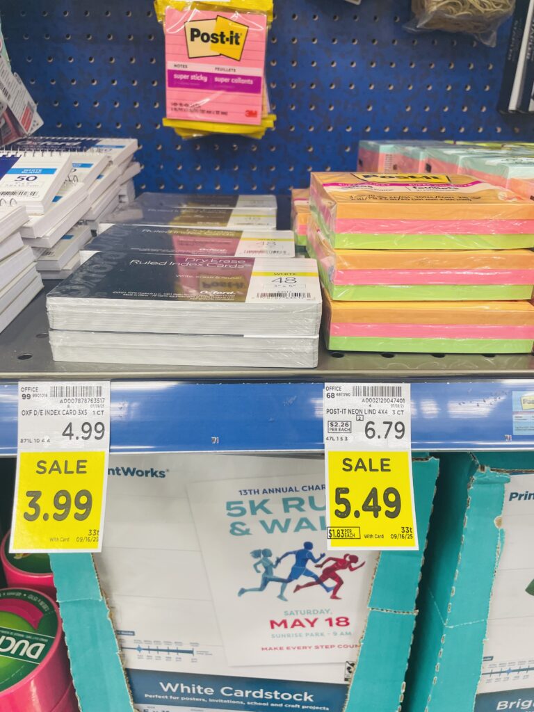 School Supplies Kroger Shelf image
