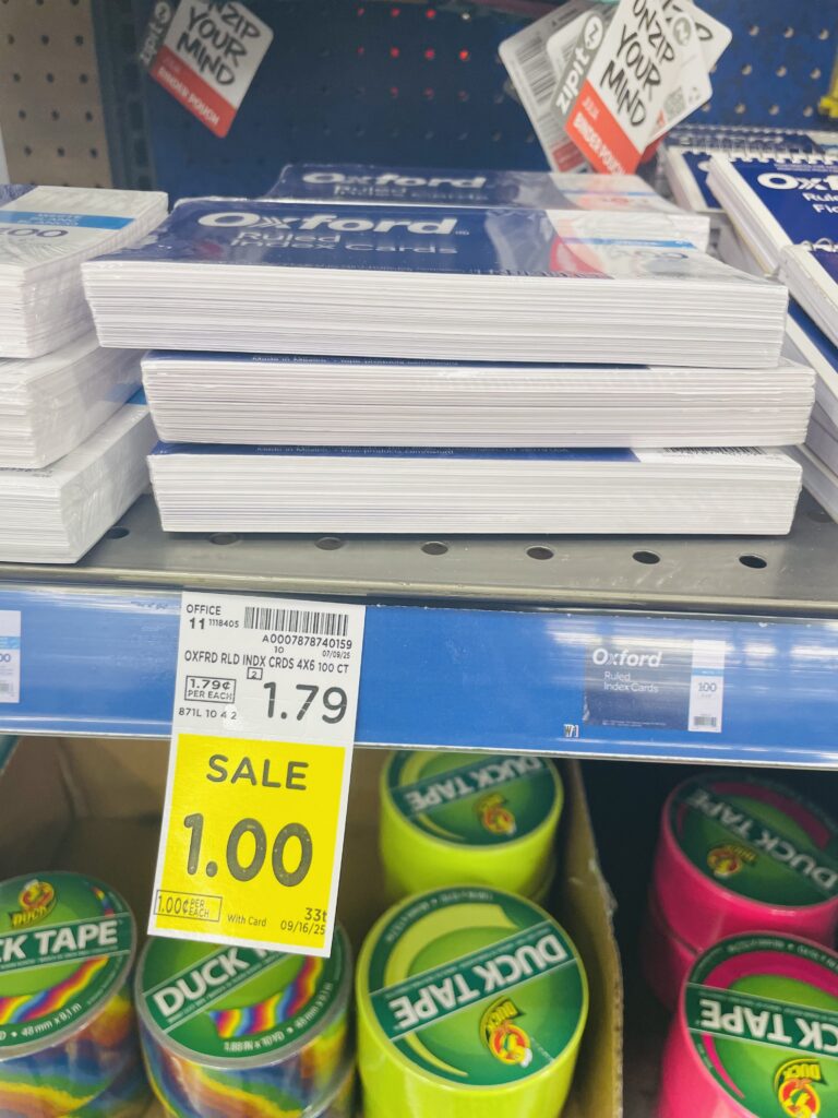 School Supplies Kroger Shelf image