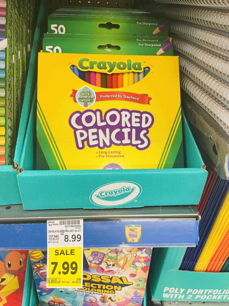 School Supplies Kroger Shelf image