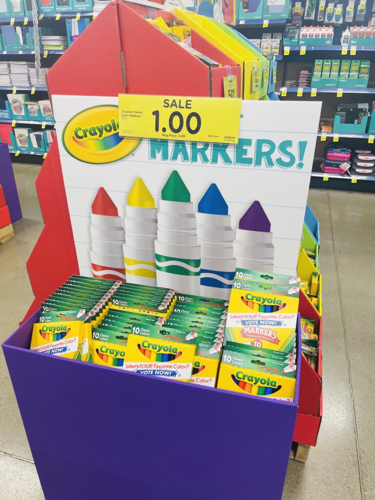 School Supplies Kroger Shelf image