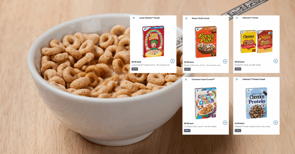 gm large size cereal 