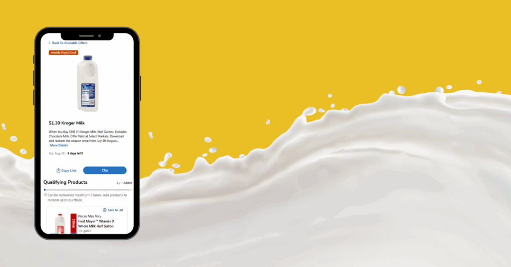 kroger milk