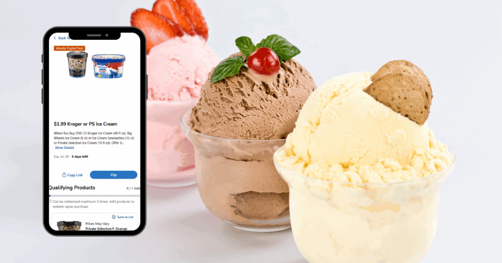 kroger ice cream, sandwiches and ps ice cream digital