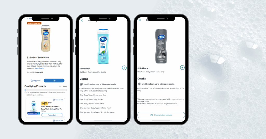 dial body wash digital ib