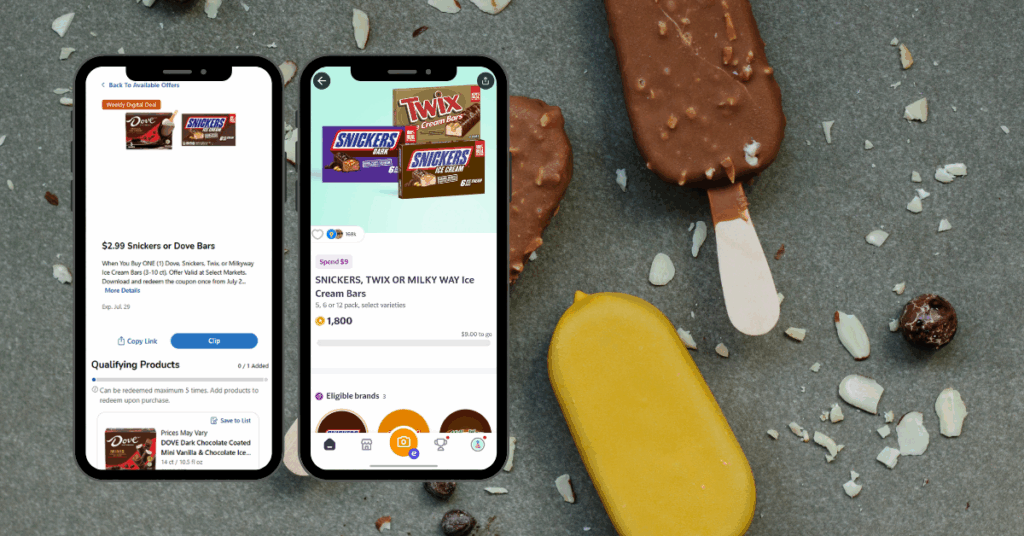 mars ice cream bars