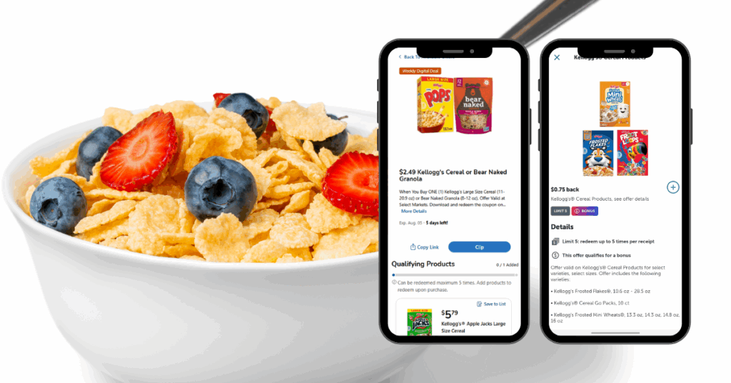 kellogg's large size cereal