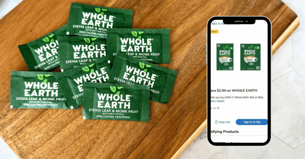 Whole Earth Sweetener Kroger Digital Coupon